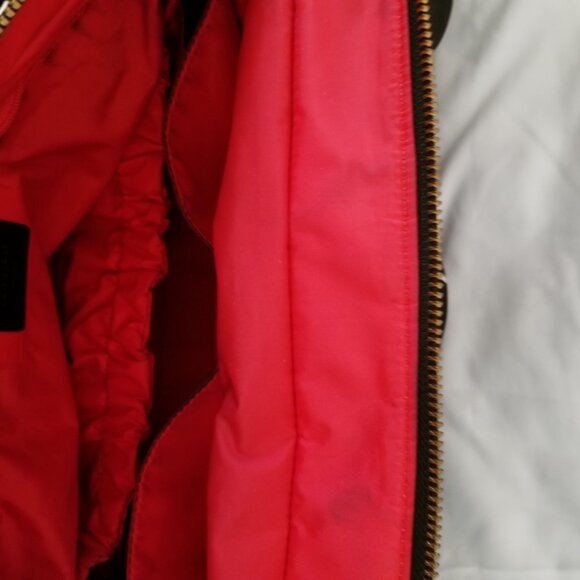 Kate Spade Sew Be It Stevie Black & White Nylon Shoulder or Diaper Baby Bag - Picture 14 of 16